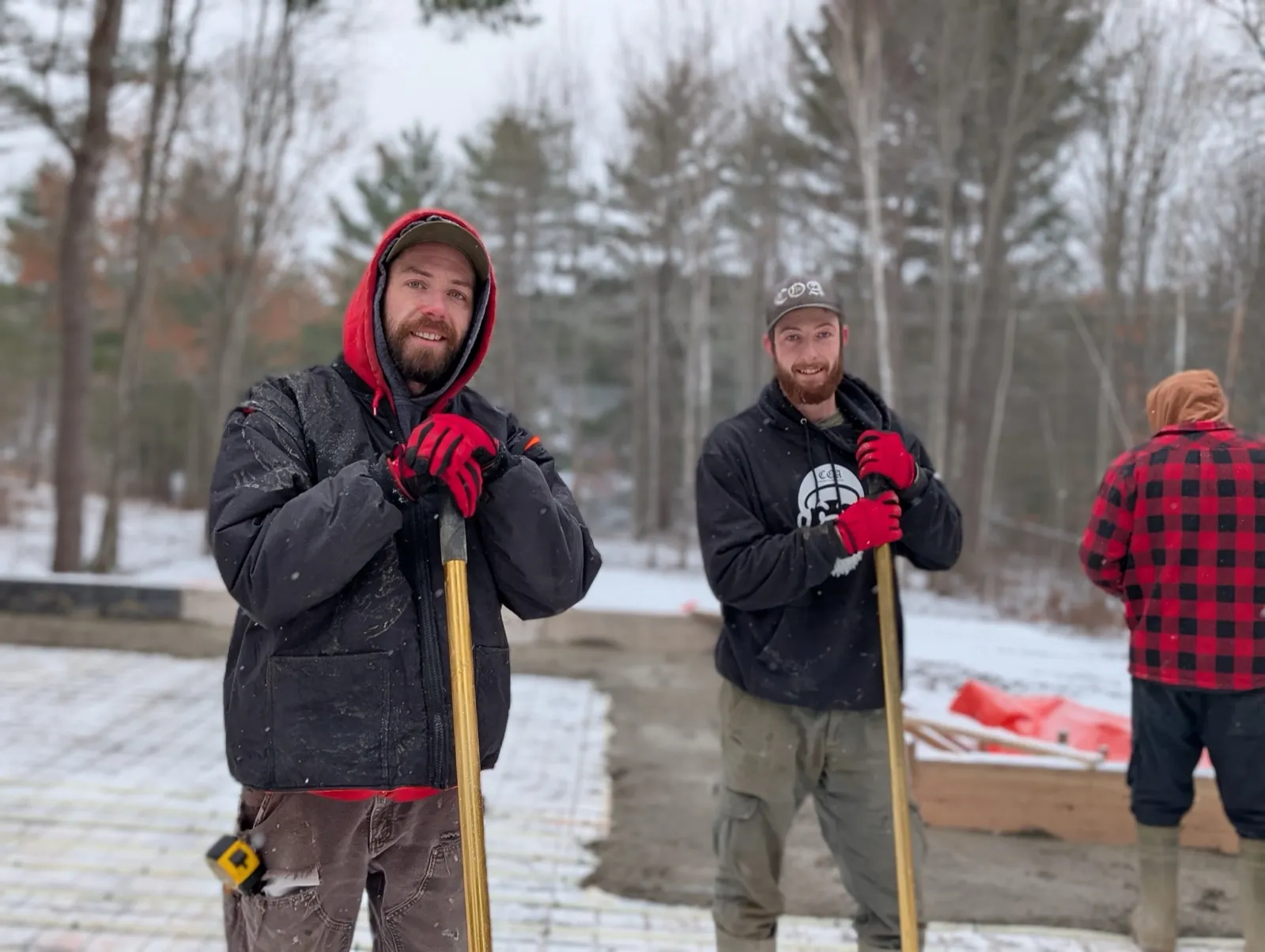 COA Concrete team ready to work