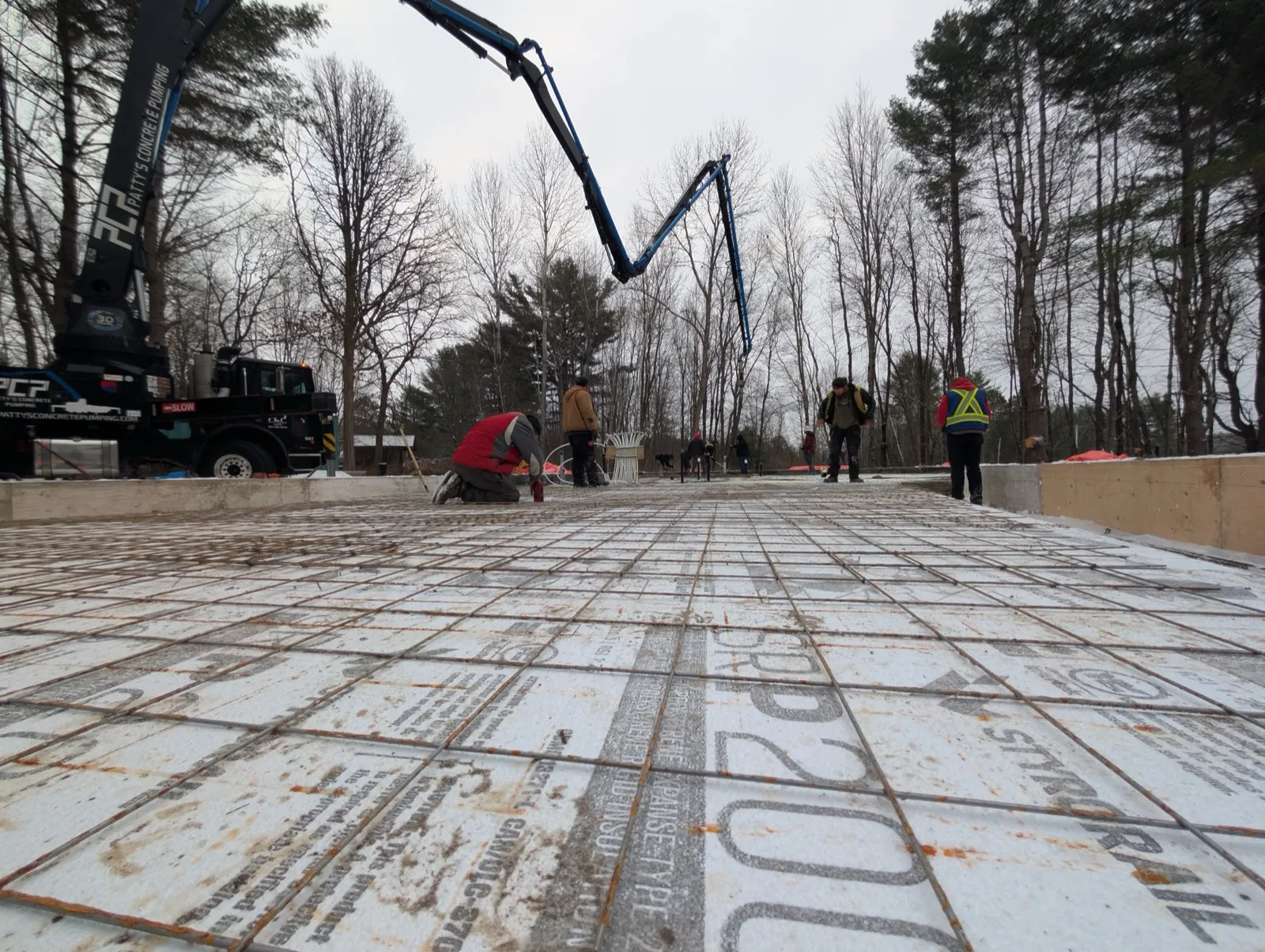 Winter Foundation Pour