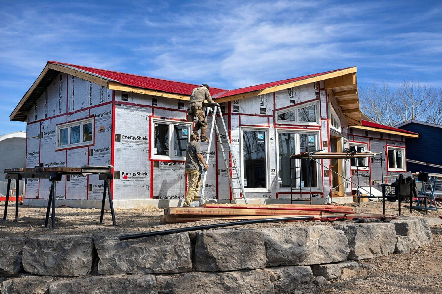 Before: House construction transformation by COA